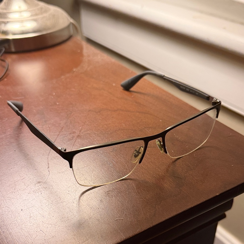 Ray-Ban Metal Frame Glasses in gunmetal